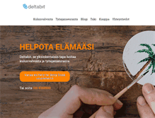 Tablet Screenshot of deltabit.fi